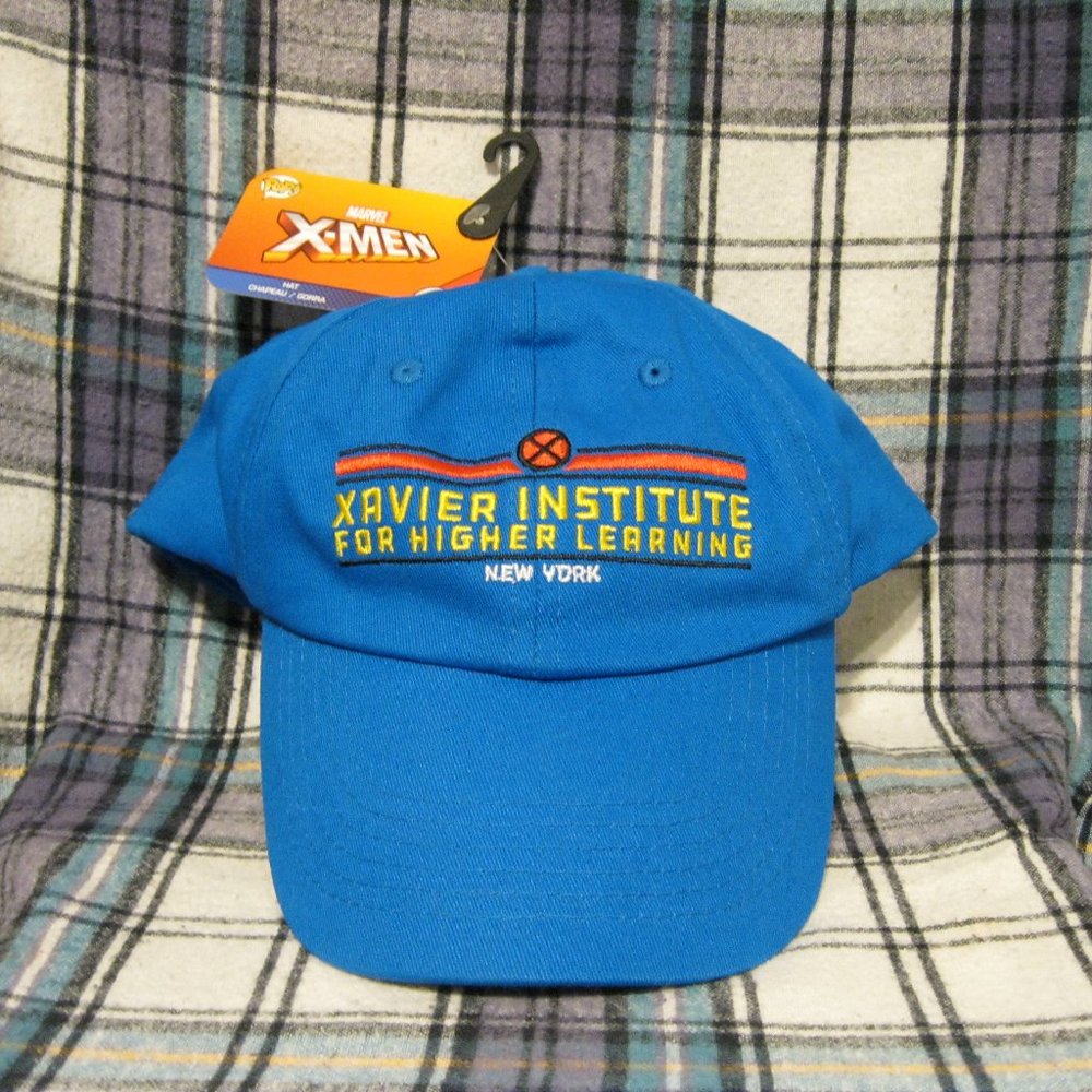 Marvel X-men blue cap. Unisex. One size fits most.